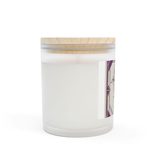 Frosted Glass Candle — Personalized “With Love, Arlene and Rose” Scented Candle, 11oz