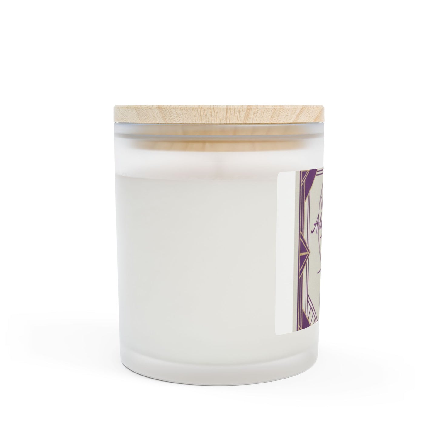 Frosted Glass Candle — Personalized “With Love, Arlene and Rose” Scented Candle, 11oz