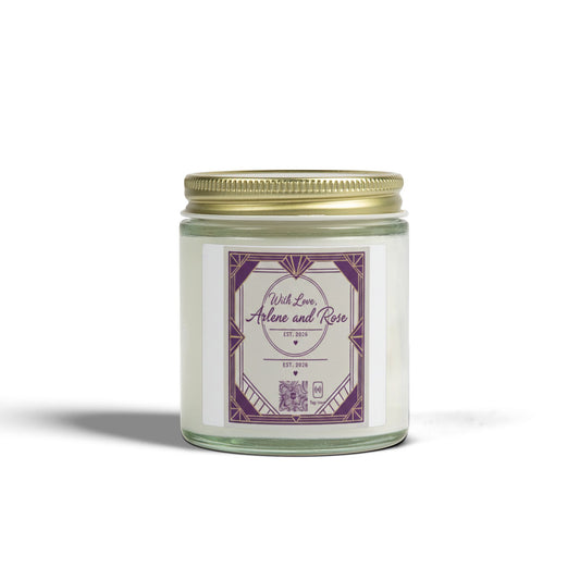 Coconut Apricot Scented Candle — 4oz/9oz Glass Jar