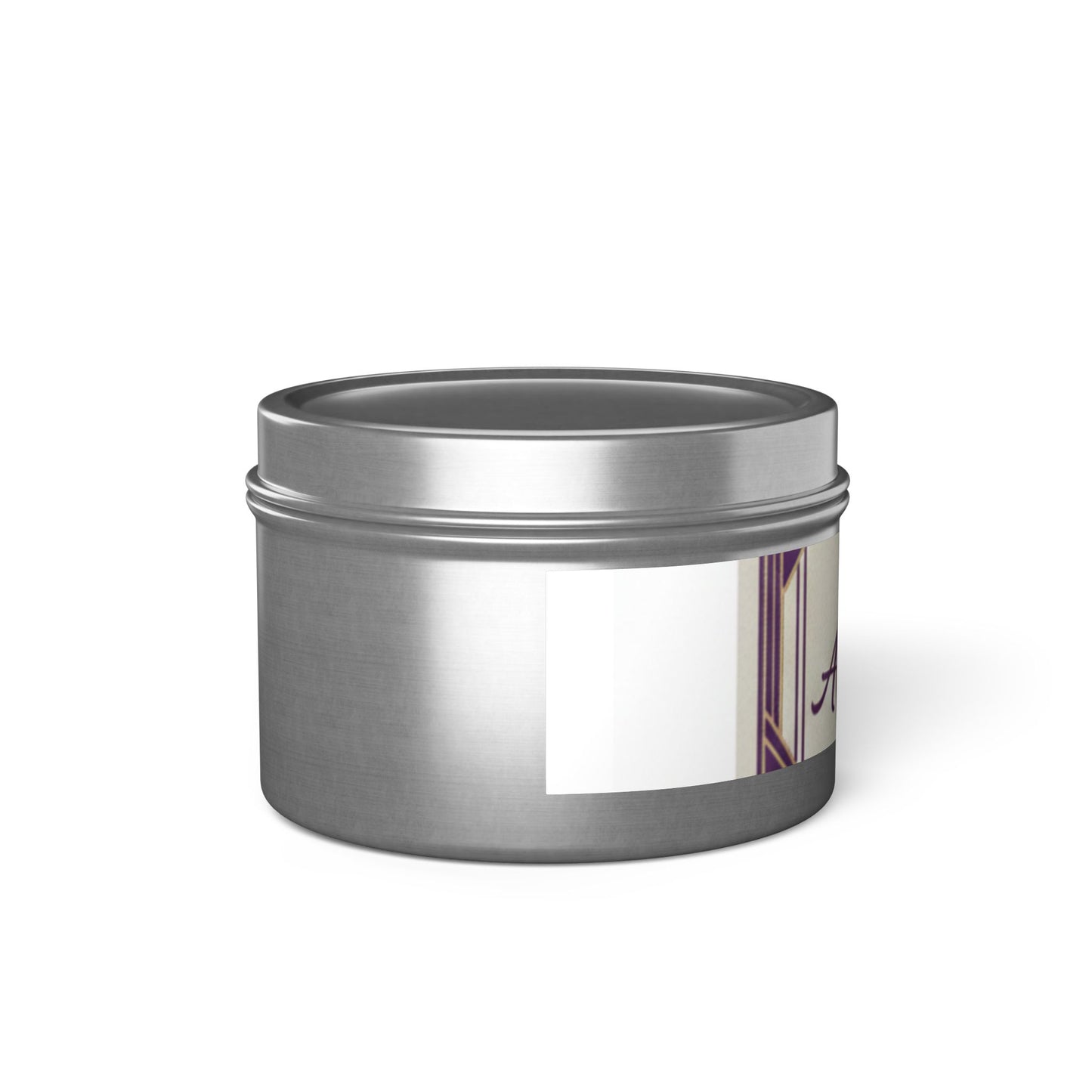 Personalized Tin Candle — "With Love, Arlene and Ron" Decorative Scented Candle