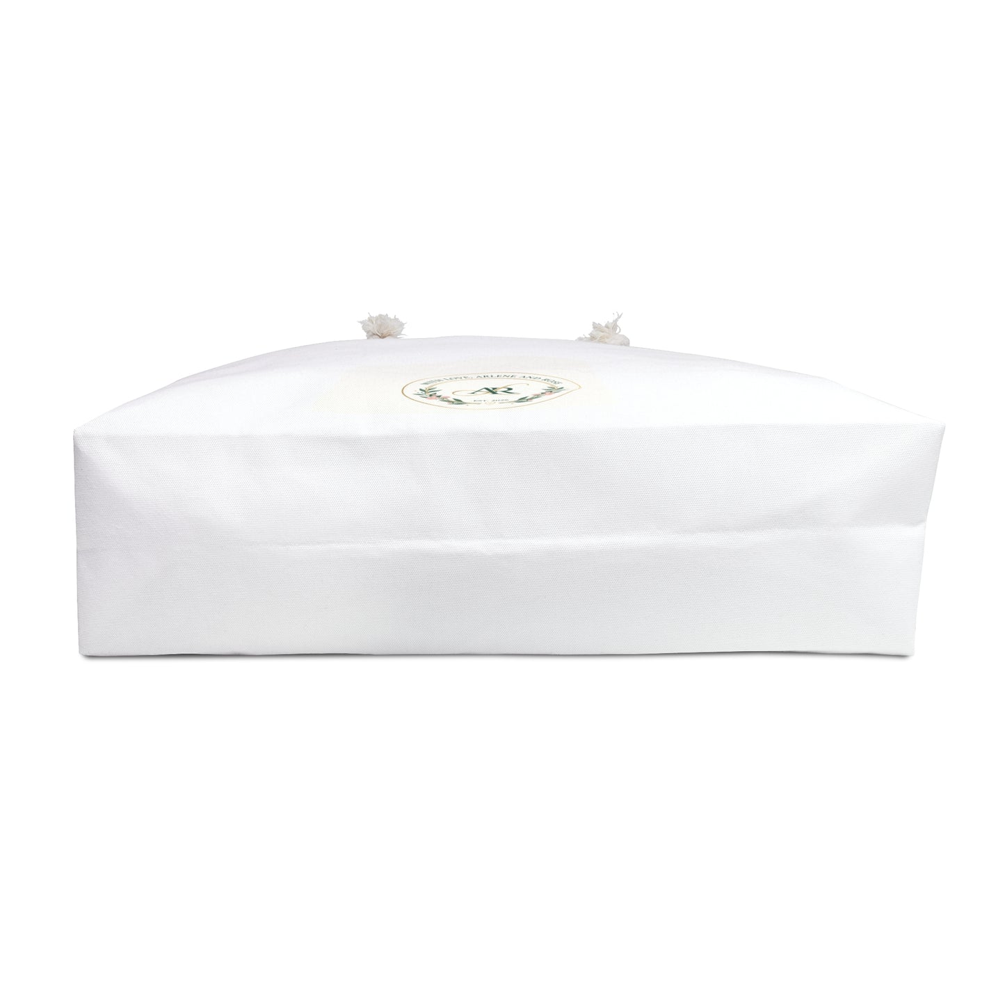 Monogram Floral Weekender Bag — Personalized Initial AR Travel Tote