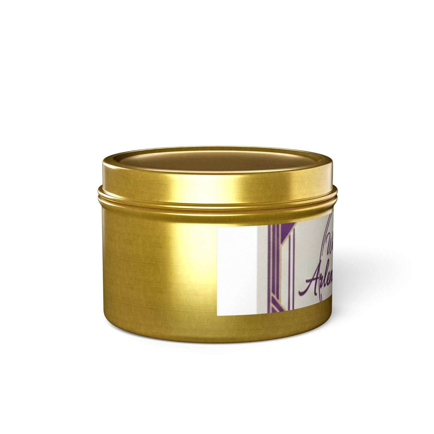 Personalized Tin Candle — "With Love, Arlene and Rose" Scented Gift