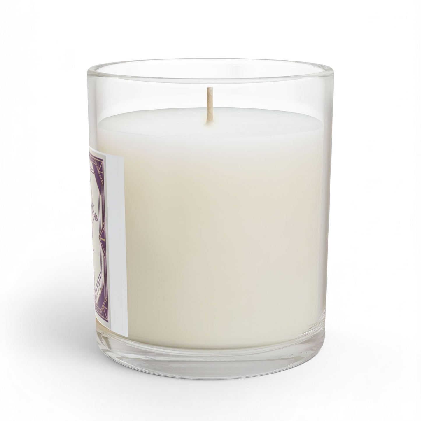 Personalized Glass Candle — "With Love, Arlene and Rose" 11oz — Elegant Gift for Weddings & Anniversaries