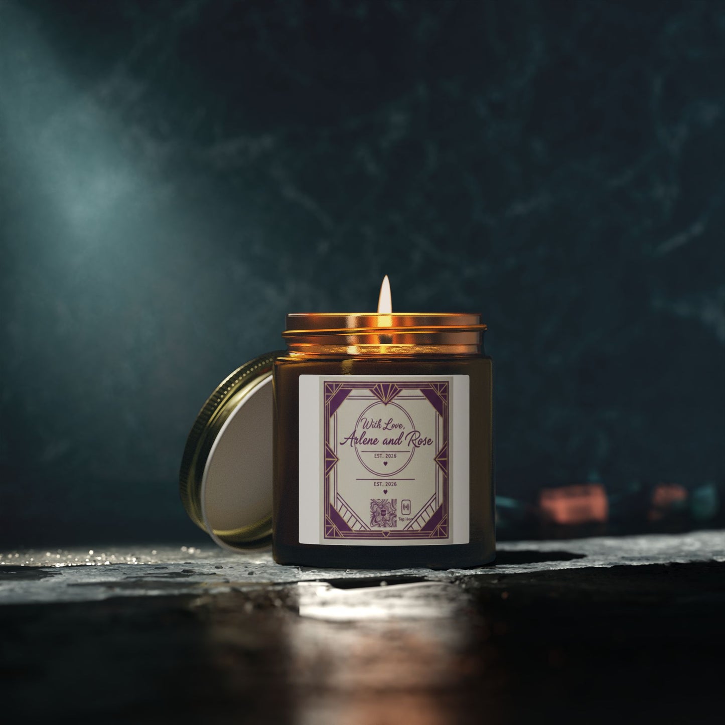Coconut Apricot Soy Candle — 4oz & 9oz Mason Jar Scented Candle