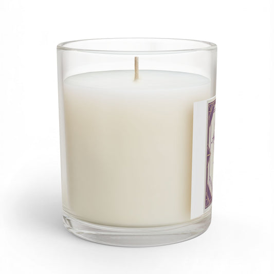 Personalized Glass Candle — "With Love, Arlene and Rose" 11oz — Elegant Gift for Weddings & Anniversaries