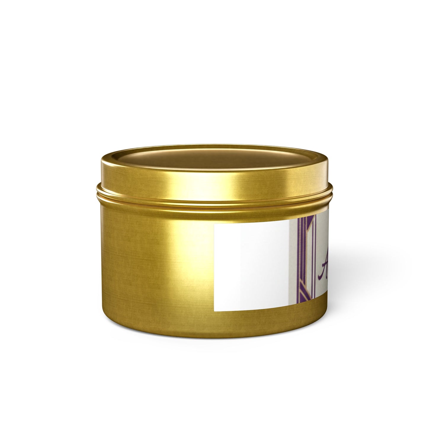 Personalized Tin Candle — "With Love, Arlene and Ron" Decorative Scented Candle