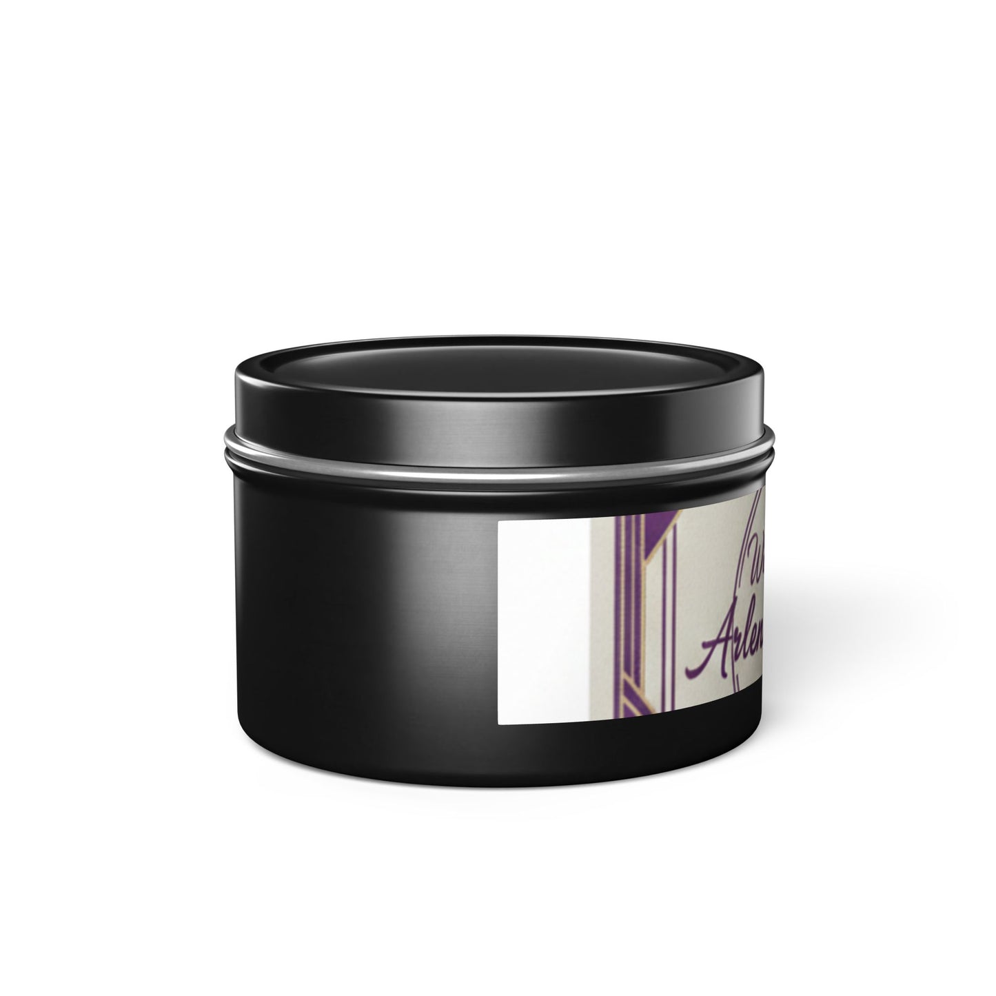 Personalized Tin Candle — "With Love, Arlene and Rose" Scented Gift