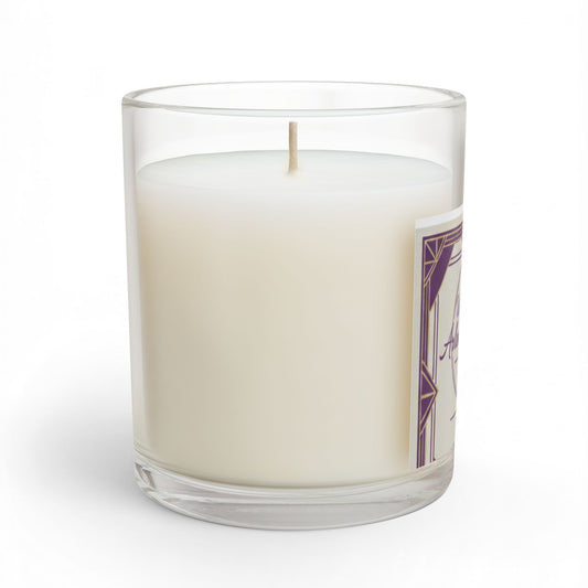 Personalized Glass Candle — "With Love, Arlene and Rose" 11oz | Custom Wedding & Anniversary Favor