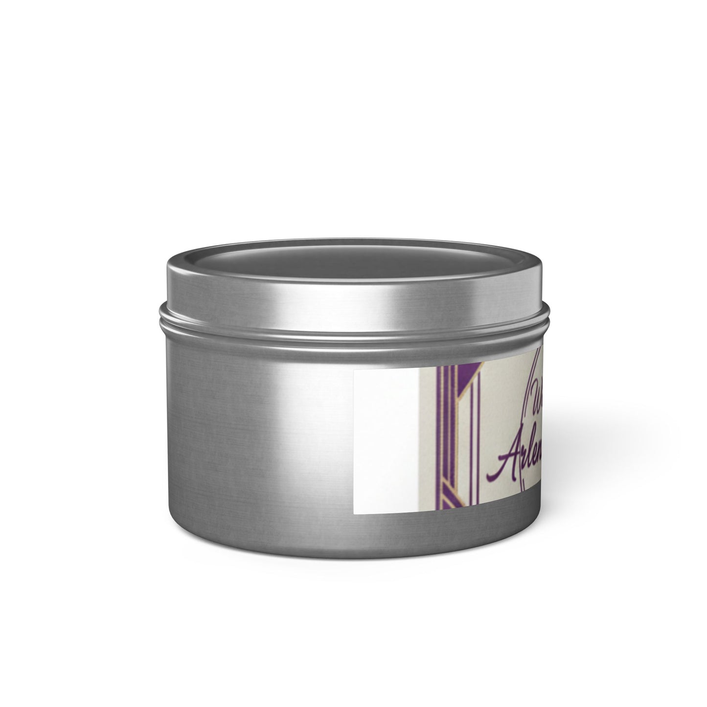 Personalized Tin Candle — "With Love, Arlene and Rose" Scented Gift