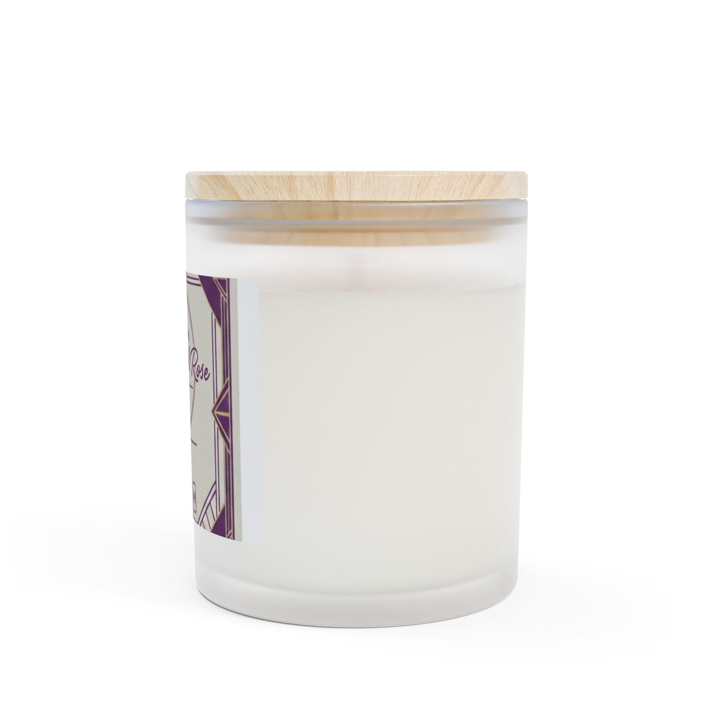 Frosted Glass Candle — Personalized “With Love, Arlene and Rose” Scented Candle, 11oz